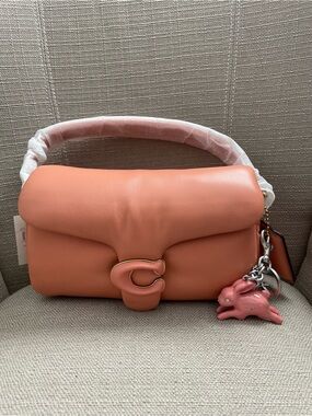 Coach Pillow Tabby Shoulder Bag 26 in colour Light Coral NWT